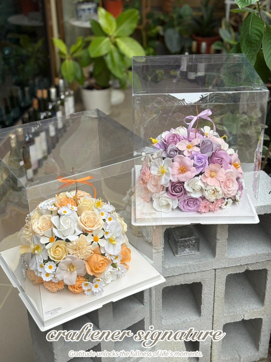 Soap Flower Cake