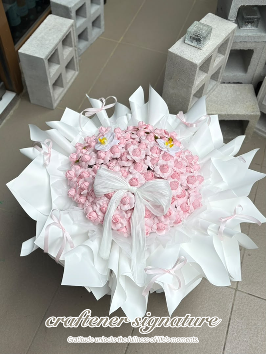 Craftener Signature Fairy Kiss Soap Flower Bouquet