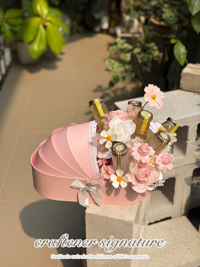 Craftener Signature Soap Flower & Bird’s Nest Gift Box