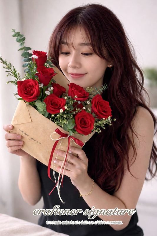 Rose Envelope Bouquet