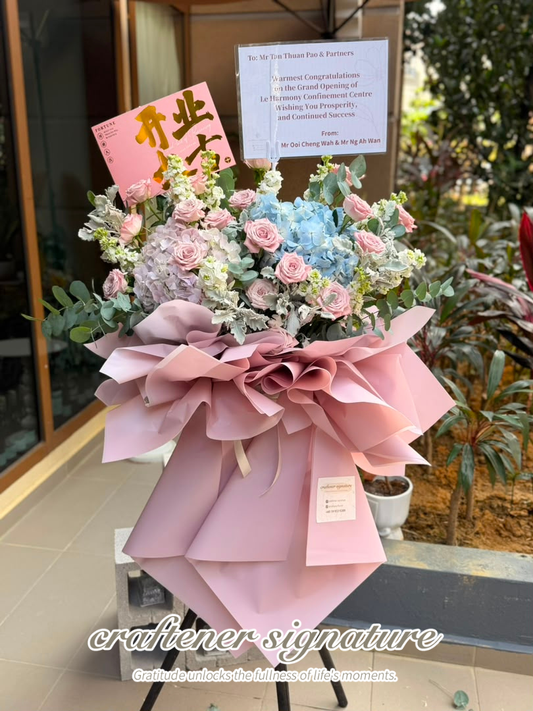 Craftener Signature Lilac Serenity Flower Stand #9