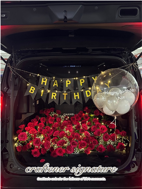 Craftener Signature Red Rose Birthday Luxe Edition